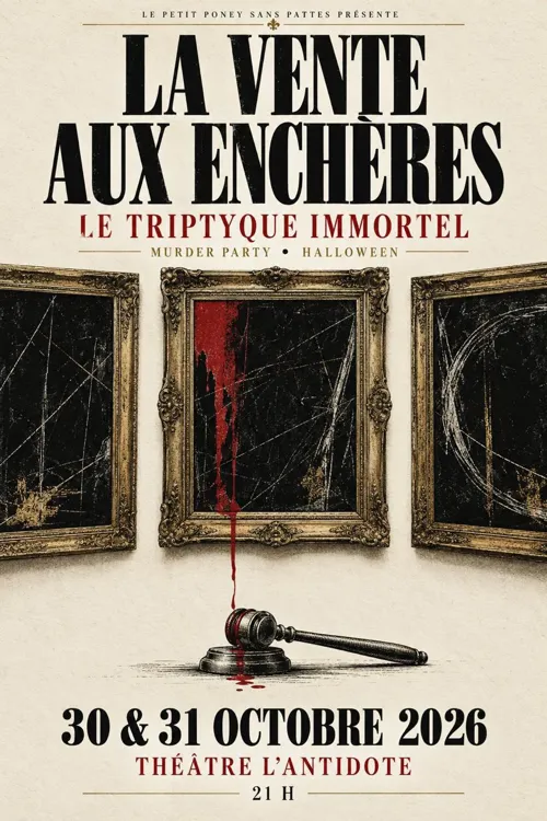 Affiche de La vente aux enchères