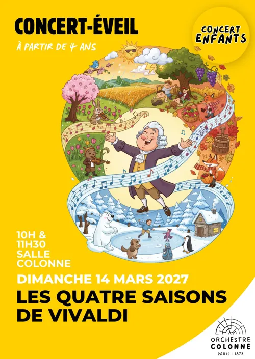 Affiche de Concert-éveil : Les Quatre Saisons de Vivaldi