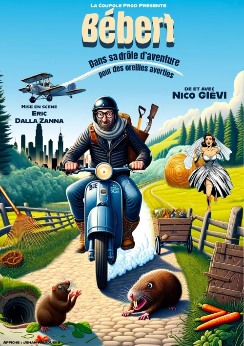 Affiche de Bébért dans sa drôle d'aventure