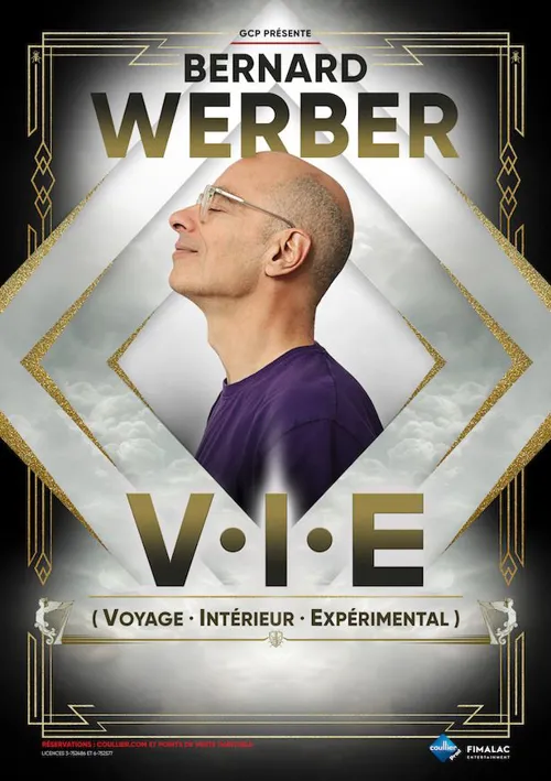 Affiche de Bernard Werber dans Voyage intérieur expérimental