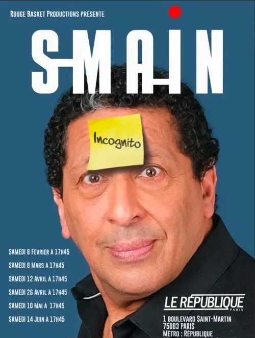 Affiche de Smaïn déconne finement | Paris