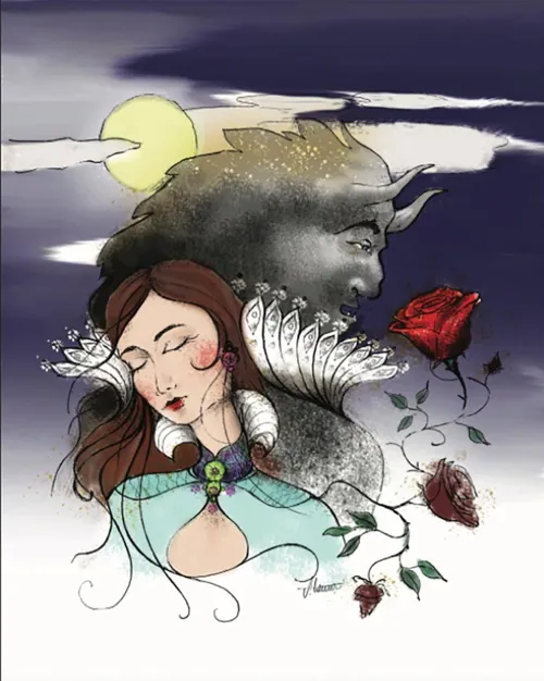 Affiche de La belle et la bête