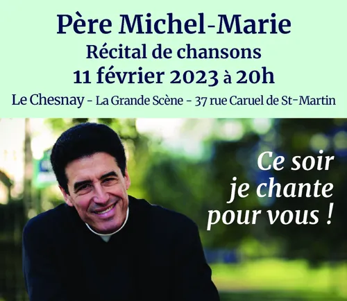 Affiche de Concert du Père Michel Marie | au Chesnay