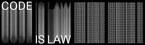 Affiche de Exposition collective : Code is Law