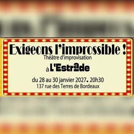 Affiche de Match d'improvisation