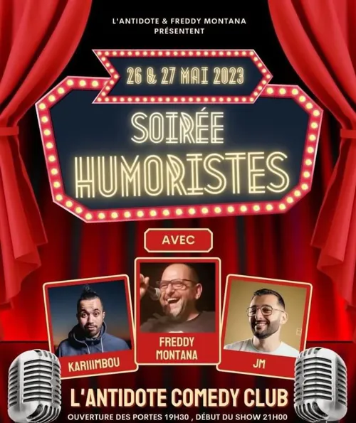 Affiche de L'antidote comedy club