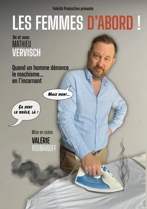 Affiche de Mathieu Vervisch dans Les femmes d'abord !