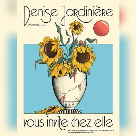 Affiche de Denise jardinière vous invite chez elle