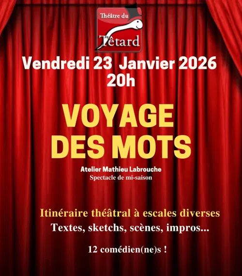 Affiche de Voyage des mots