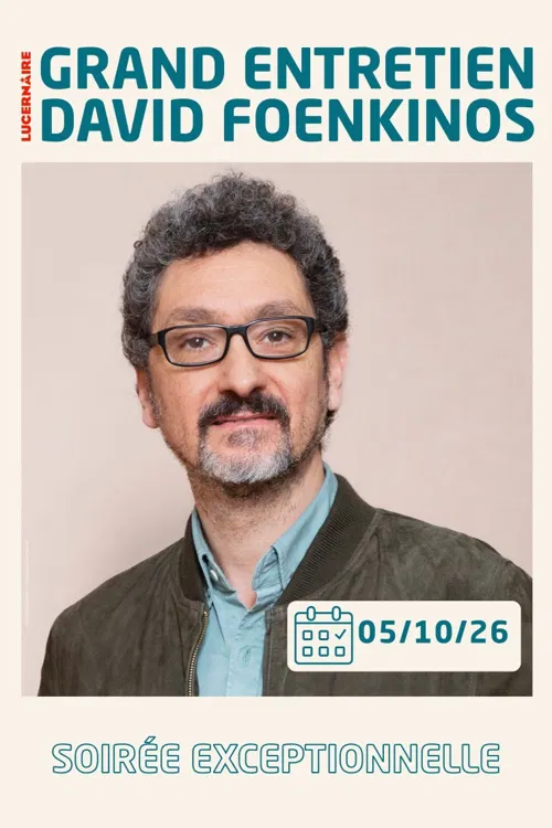 Affiche de Grand Entretien avec David Foenkinos