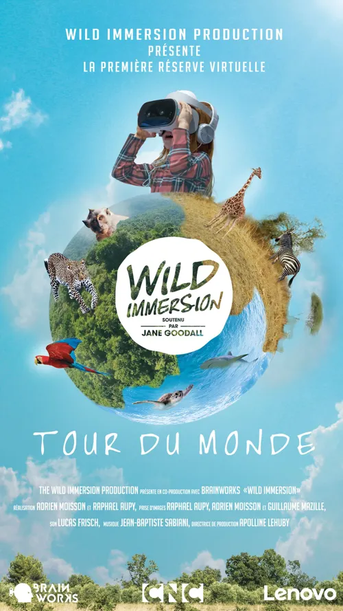 Affiche de Wild Immersion : Une expérience immersive unique de réalité virtuelle pour se connecter aux animaux en 360°