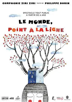 Affiche de Le Monde Point à la ligne