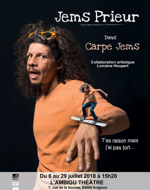 Affiche de Jems Prieur dans Carpe Jems