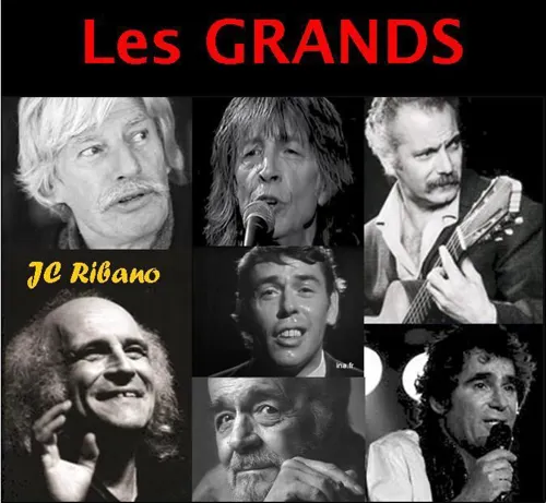 Affiche de jc ribano chante les grands