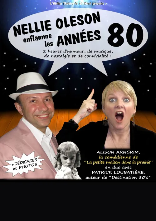 Affiche de Nellie Oleson enflamme les années 80