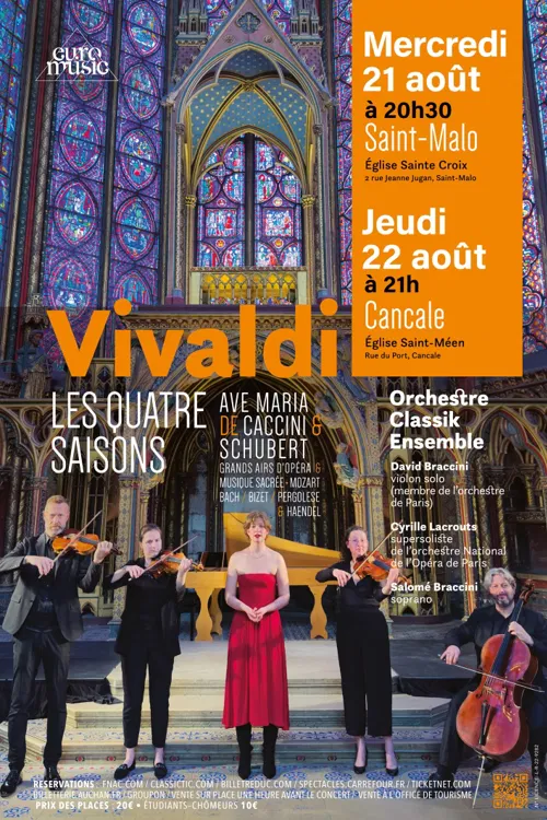 Affiche de Vivaldi : Les Quatre Saisons | Saint Malo