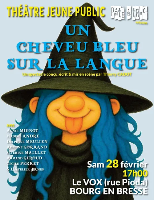 Affiche de Un cheveu bleu sur la langue