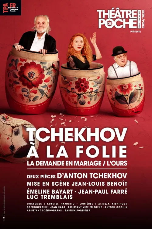 Affiche de Tchékhov à la folie