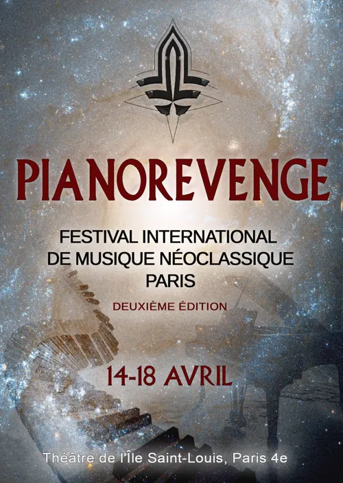 Affiche de Piano Revenge Festival Paris 2e édition | Programme du 18 avril 2026