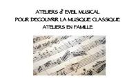 Atelier d'éveil musical - 