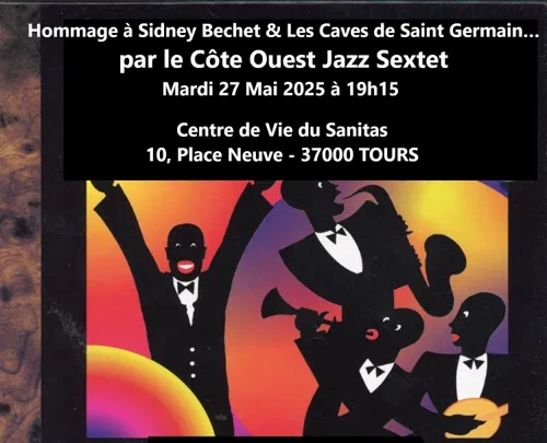 Affiche de Concert Hommage à Sidney Bechet & Les Caves de Saint Germain
