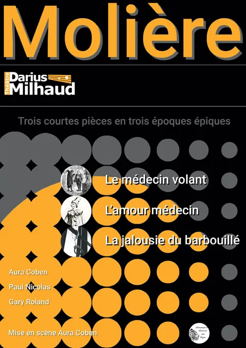 Affiche de Trois courtes pièces... de Molière
