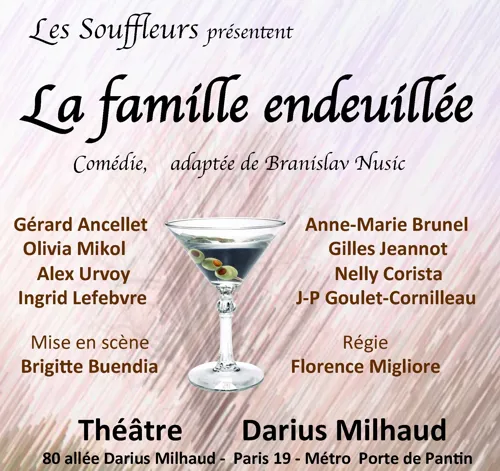 Affiche de La famille endeuillée