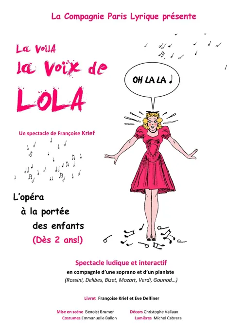 Affiche de La Voila la voix de Lola