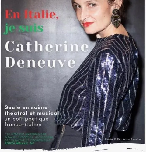 Affiche de Alessandra Serra dans En Italie, je suis Catherine Deneuve