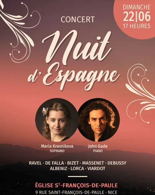 Affiche de La nuit d'Espagne