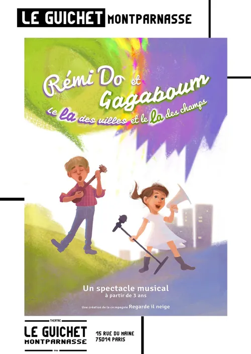 Affiche de Rémi Do et Gagaboum, le la des villes et le la des champs
