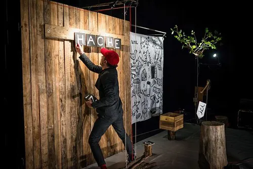 Affiche de Une forêt en bois... construire