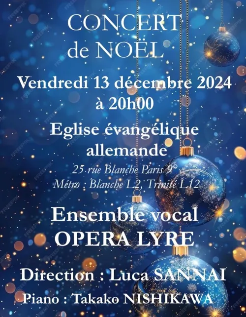 Affiche de Concert de Noël