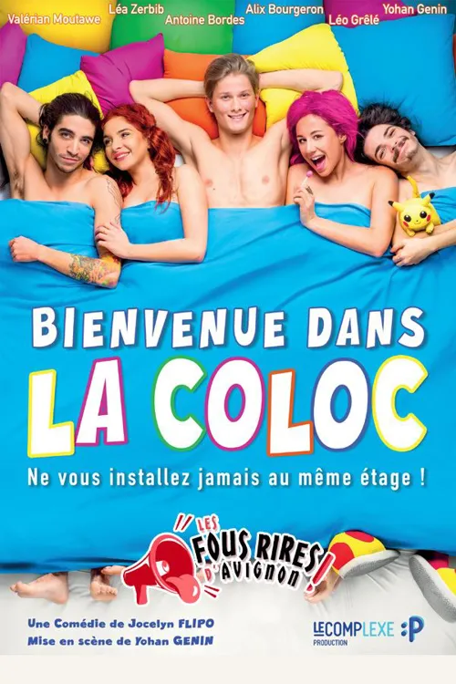 Affiche de Bienvenue dans la coloc