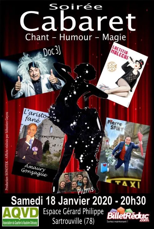 Affiche de Soirée Cabaret