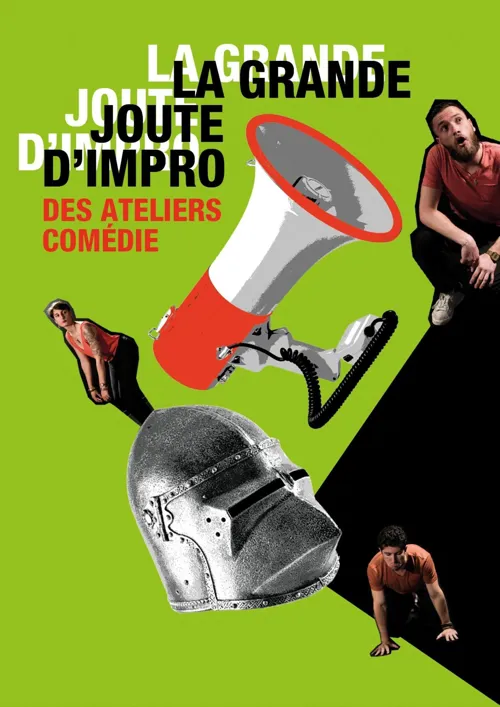 Affiche de La Grande Joute d'impro de printemps des Ateliers Comédie