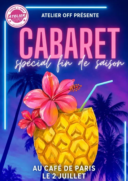 Affiche de Cabaret d'été d'improvisation