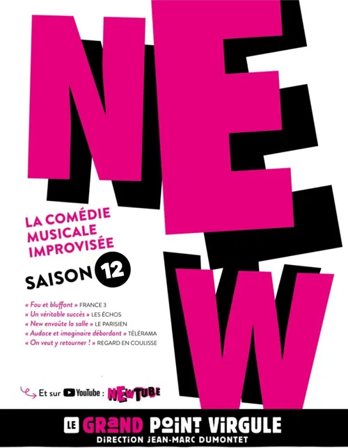 Affiche de New - La comédie musicale improvisée