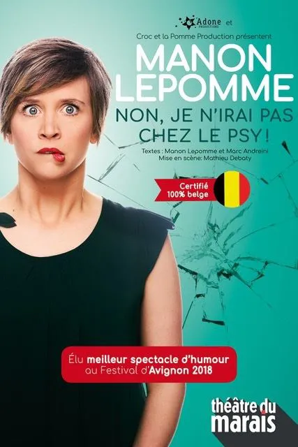Affiche de Manon Lepomme dans Non, je n'irai pas chez le psy