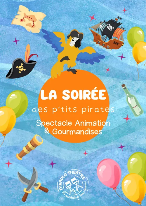 Affiche de Soirée des p'tits pirates