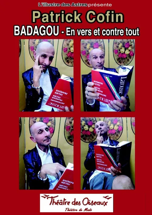 Affiche de Patrick Cofin dans Badagou en vers et contre tout