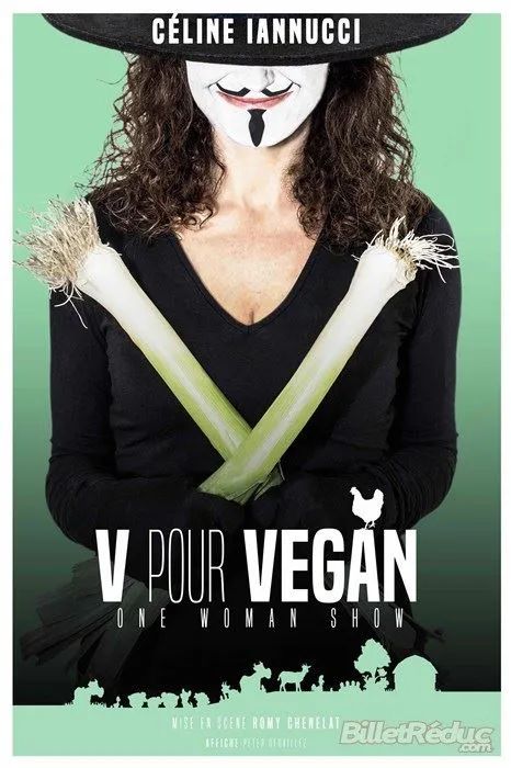 Affiche de Céline Iannucci dans V pour Vegan