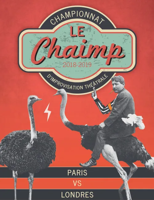 Affiche de Match d'improvisation : Paris vs Londres
