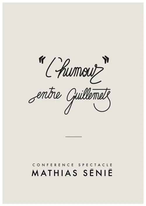 Affiche de "L'humour" entre guillemets
