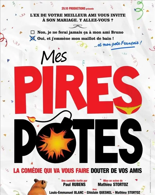 Affiche de Mes pires potes