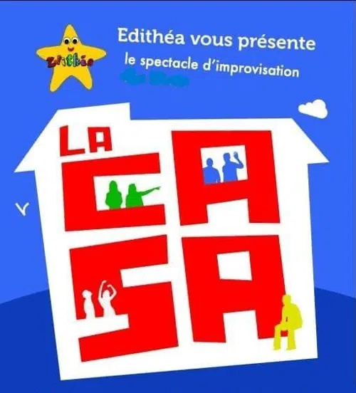 Affiche de La Casa, le spectacle d'improvisation théâtrale