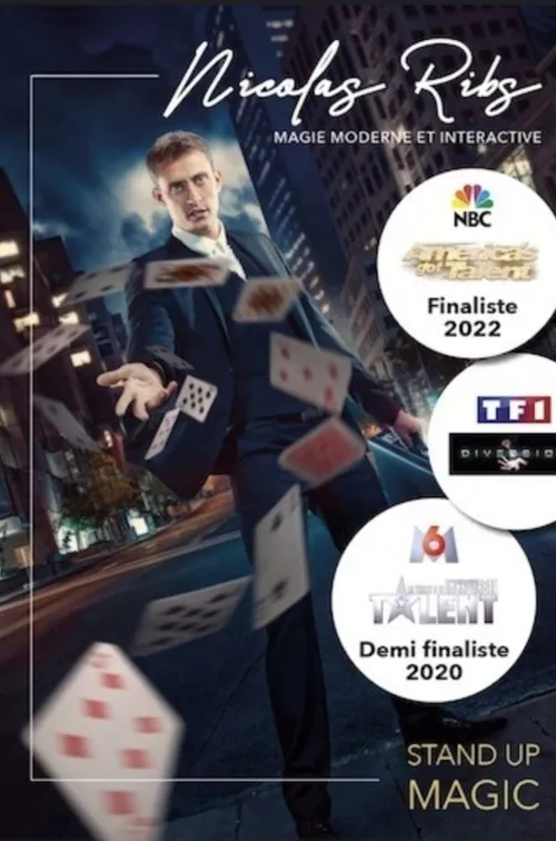 Affiche de Nicolas Ribs dans Stand up magic