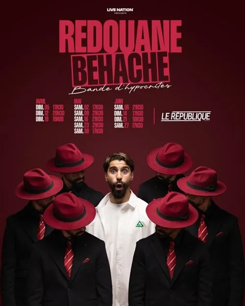 Affiche de Redouane Behache dans Bande d'hypocrites