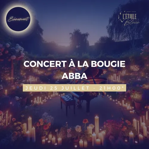 Affiche de Concert à la bougie : ABBA