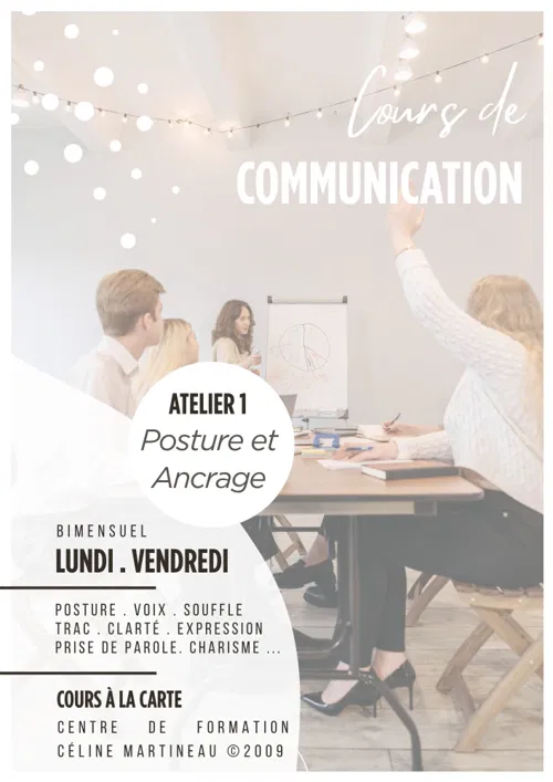Affiche de Atelier Communication 1 : Posture et ancrage